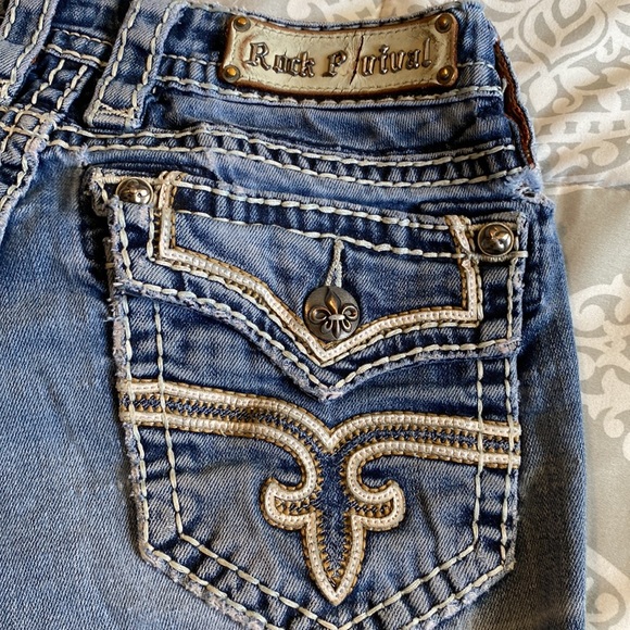 Rock Revival size 28 Posey Boot Cut jeans - Picture 4 of 6